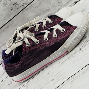 394etb Converse All-Star purple shimmer Chuck Tay…